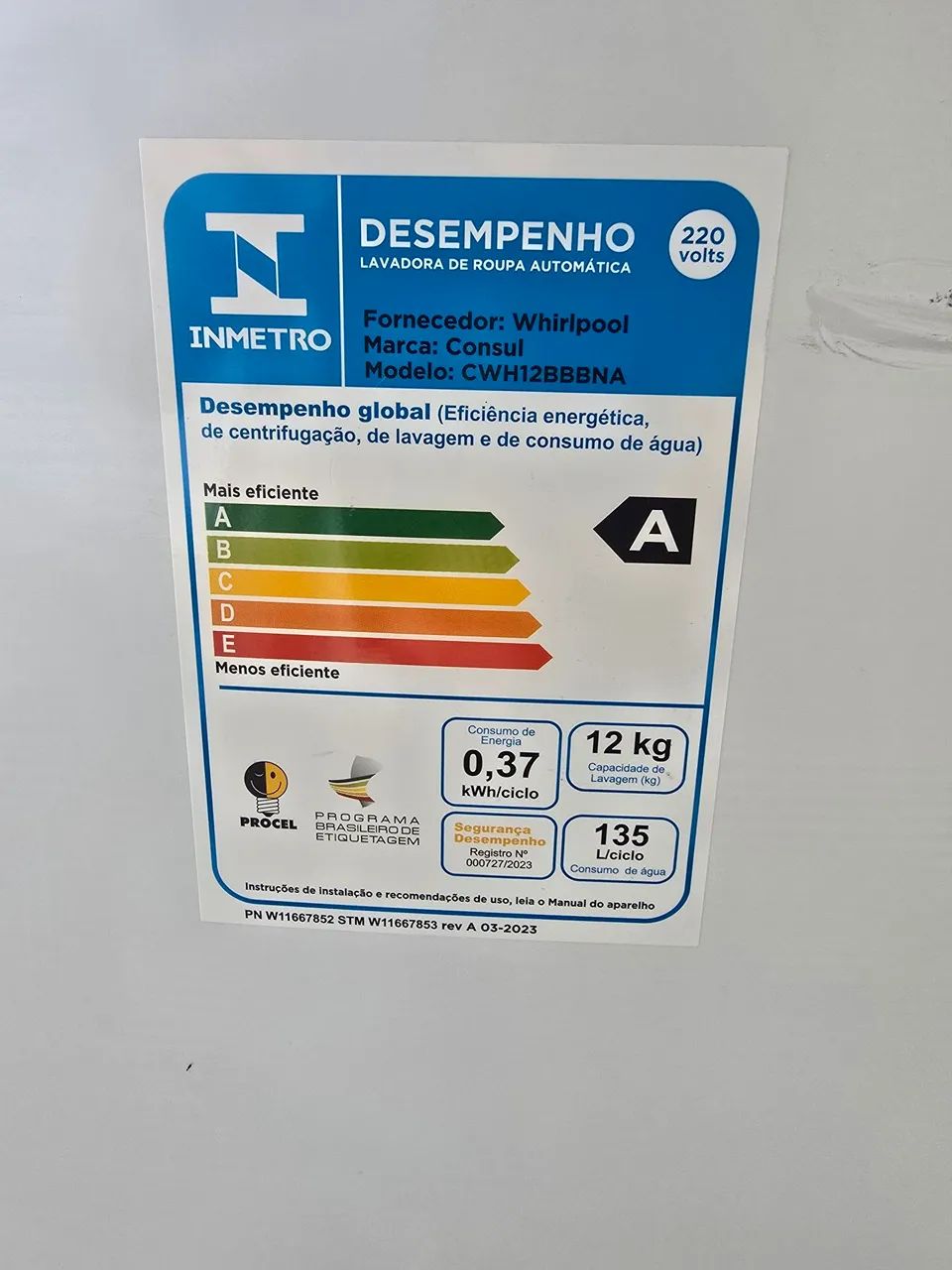 Máquina de Lavar Consul 12kg - nova - Foto 3