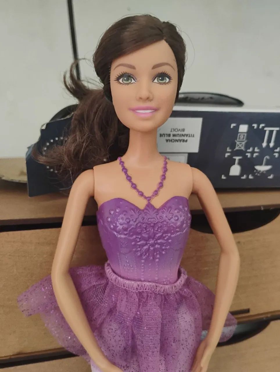 Boneca Barbie bailarina morena - Foto 3