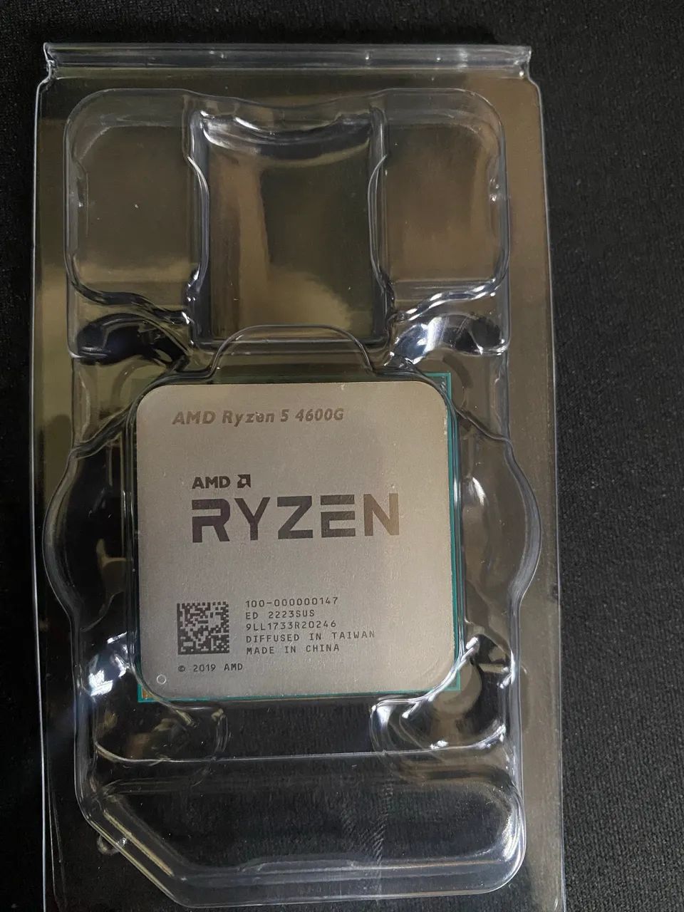 Processador Ryzen 5 4600g placa de vídeo integrada. Acompanha air cooler