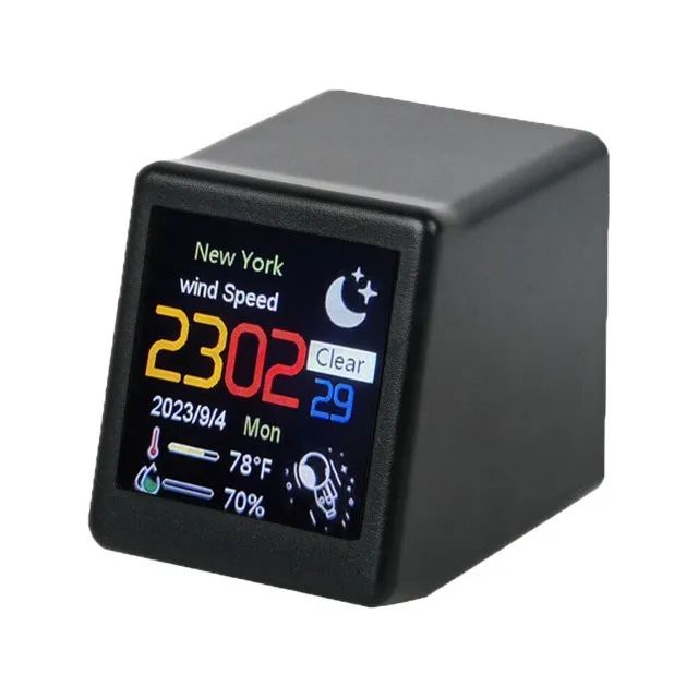 Tela para computador portail 1,53 Polegadas, Wi-fi, CPU Monitor Geekmagic Display