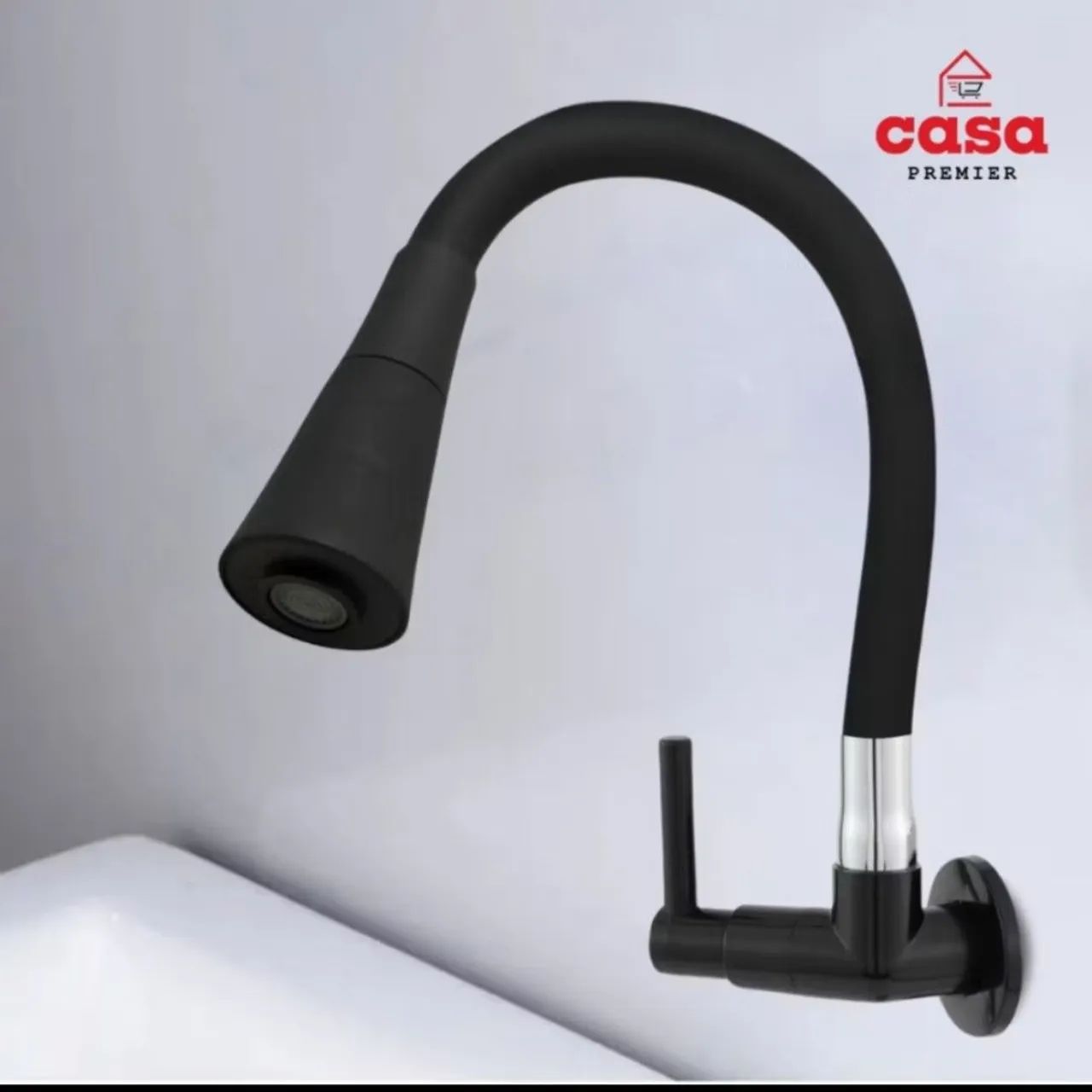 Torneira Cozinha Preta - Design Moderno