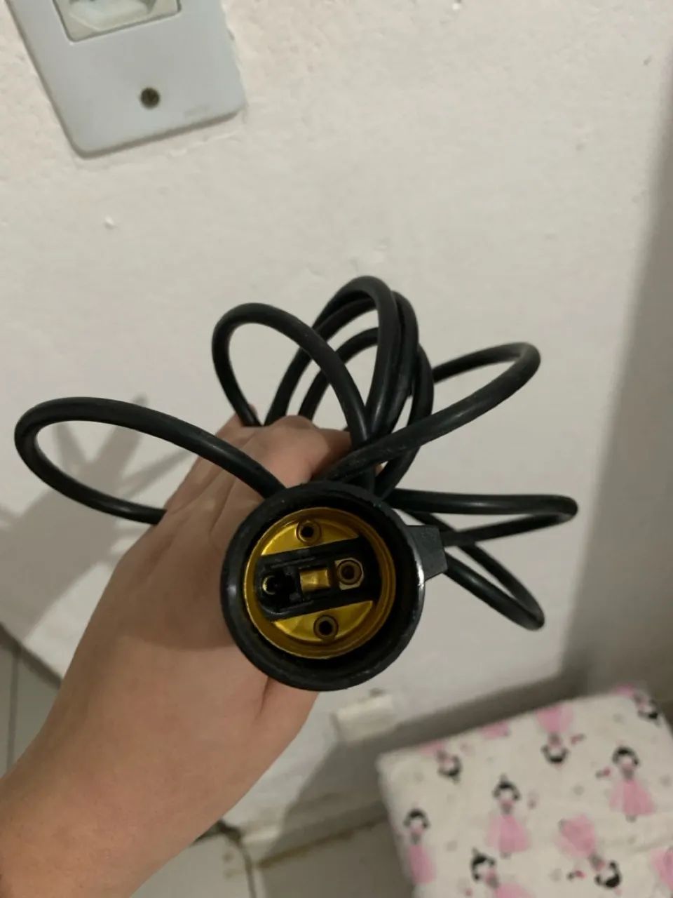 Soquete para lâmpada com fio - Foto 2