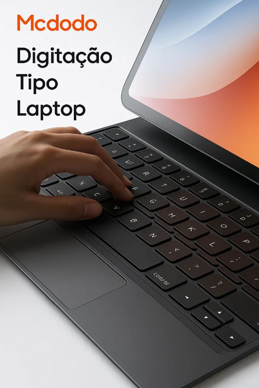 Teclado Mcdodo Kb-7192 Preto Para iPad Pro 11 Polegadas - Foto 3