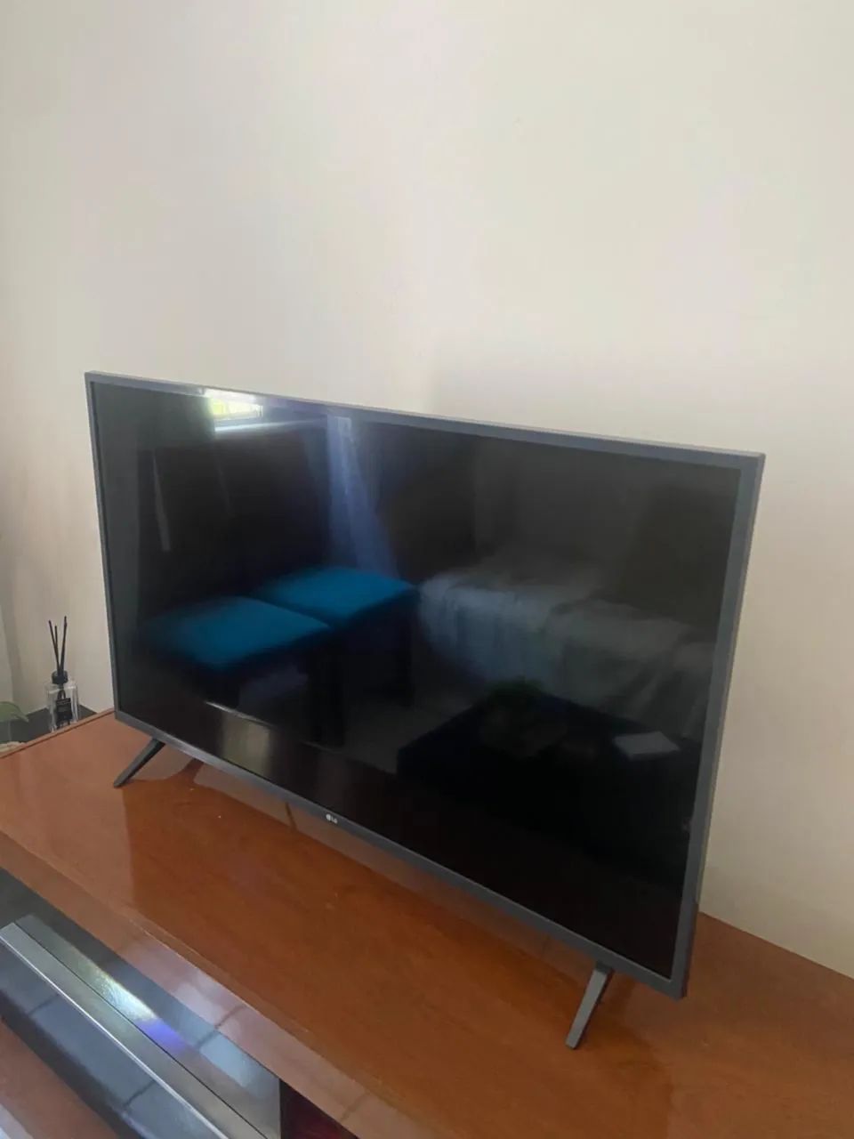 TV LG Smart 43 polegadas - Som funcionando, imagem com defeito