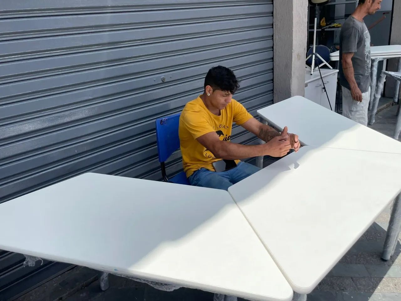 Mesa de escritório mesa escolar carteira escolar - Foto 5