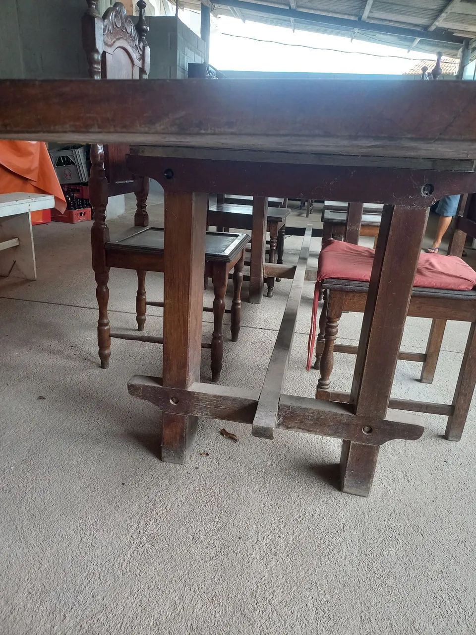 Mesa de madeira maciça 3,500 - Foto 2