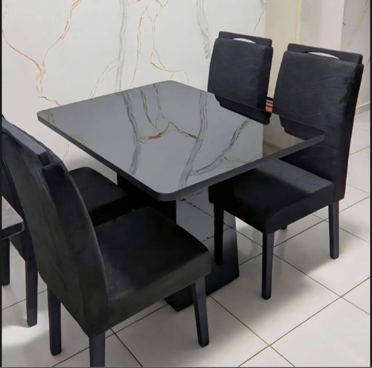 Mesa de Jantar 4 Cadeiras Nova da fábrica  - Foto 2