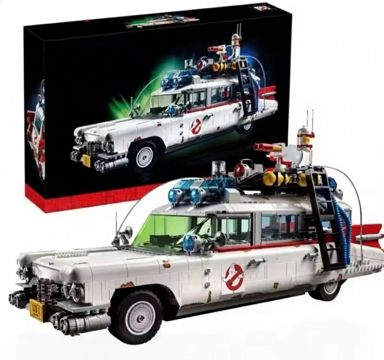 BLOCOS DE MONTAR GHOSTBUSTERS ECTO-1 CAÇA FANTASMAS 2352 PEÇAS MODELO 10274 MARCA MEGA 