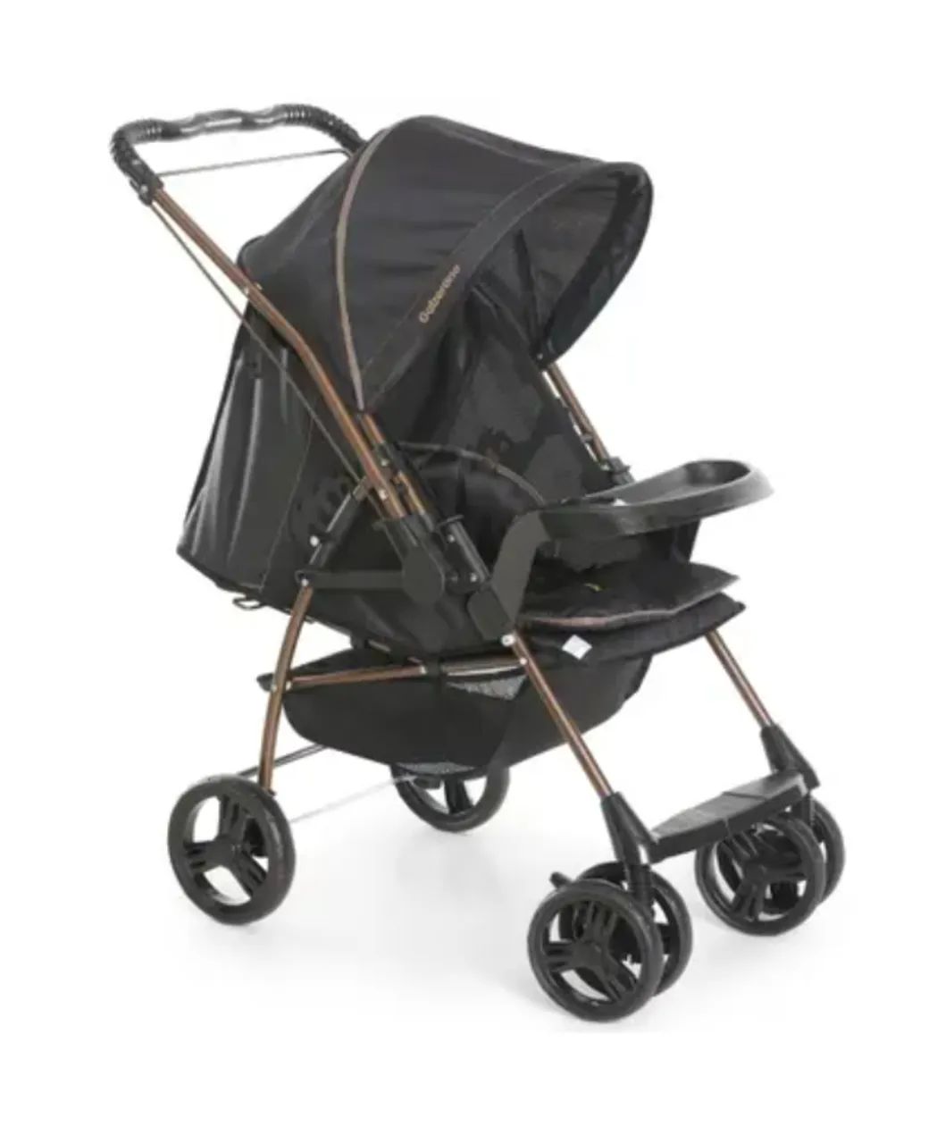 Carrinho de bebê com bebê conforto  - Foto 3