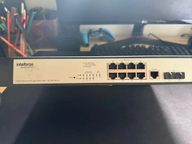 Switch intelbras 8 portas Gerenciavel64330129162627120