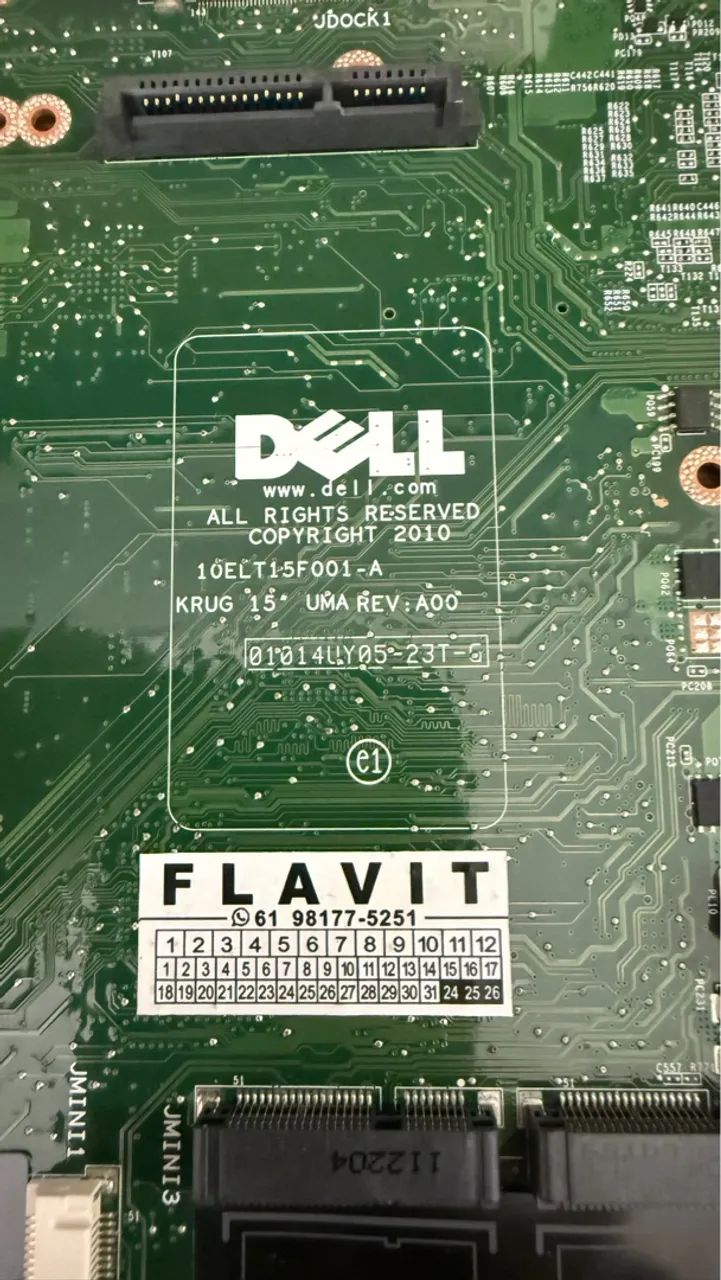 Placa notebook DELL Latitude E5520 (P15F) - 10ELT15F0001-A
