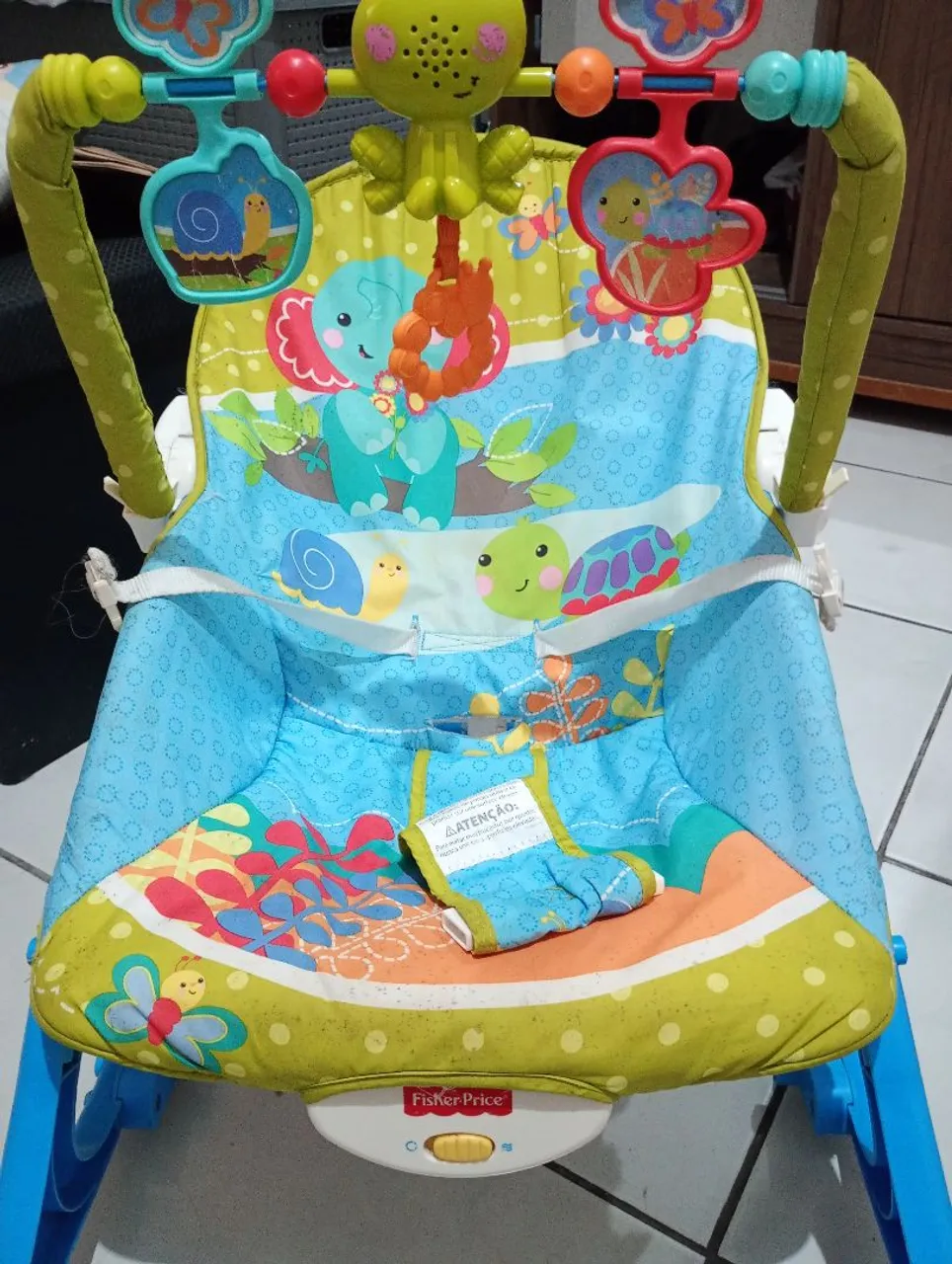 Cadeirinha de Descanso Fisher Price - Animais da Floresta