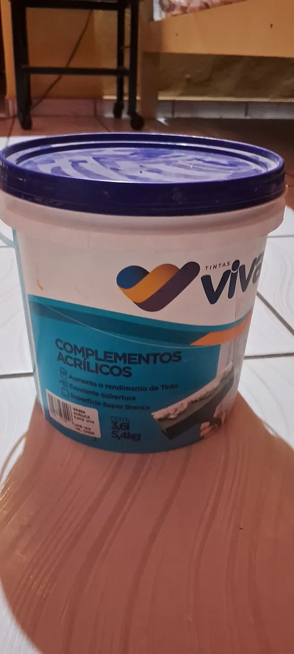 Massa Acrílicos Viva 3,6L