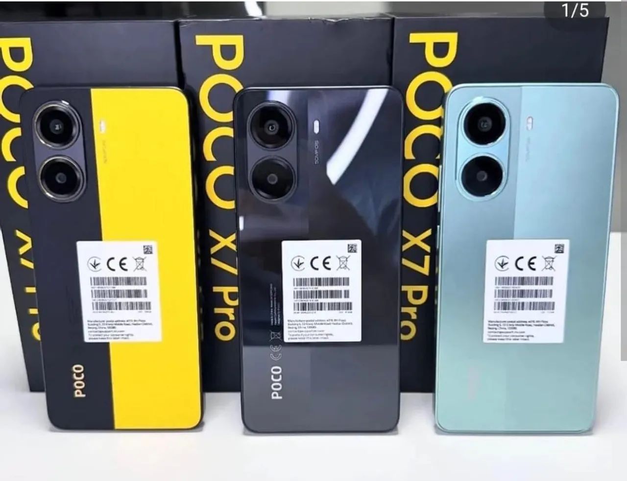 POCO X7 Pro 5G 256 Gigas com 8GB - Cores Vibrantes e Desempenho
