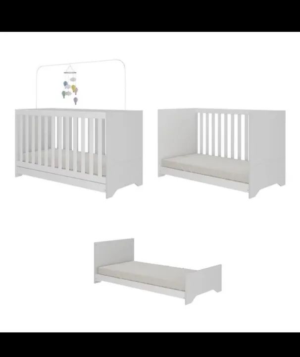 Berço de Bebê Branco - Foto 2