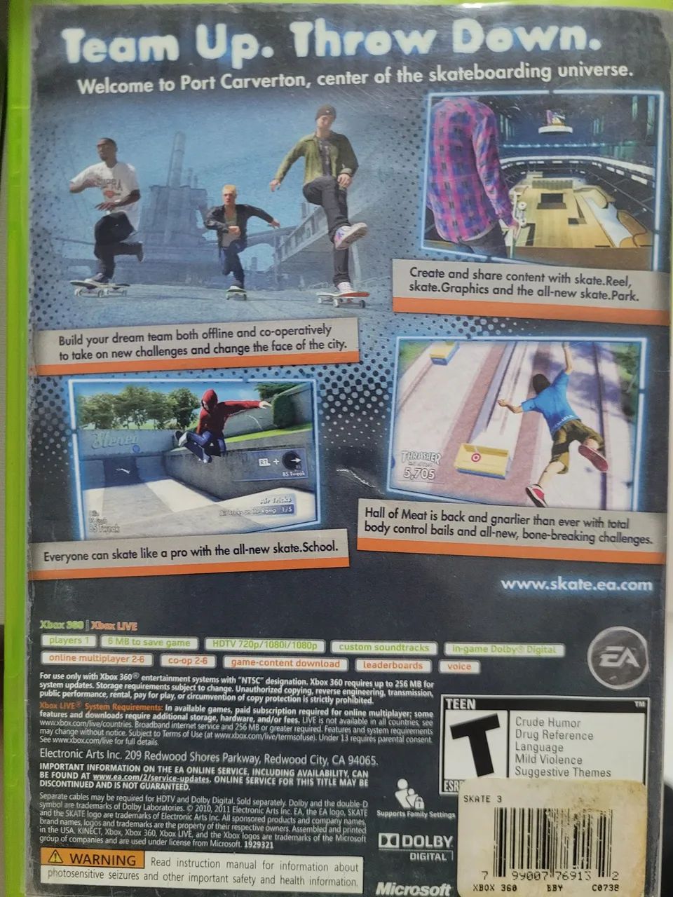 Jogo Skate 3 xbox360  - Foto 2