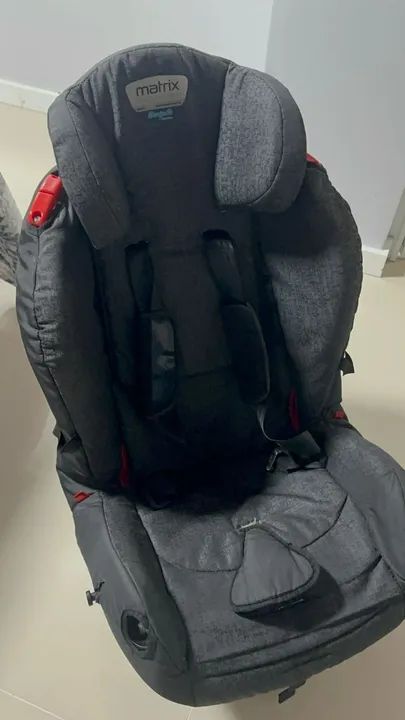Cadeira Matrix Evolution K 4 Posições até 25Kg - Preto e Vermelho. - Foto 6