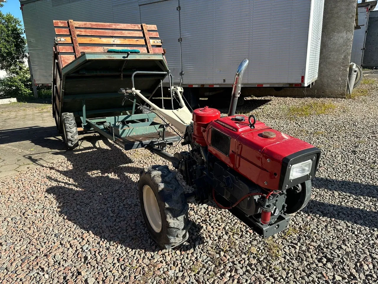 Micro trator,carretinha basculante tobata 14 4x4