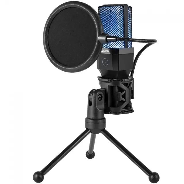 Microfone Streamer USB (USB-C) Redragon Adne GM212 RGB - WZetta