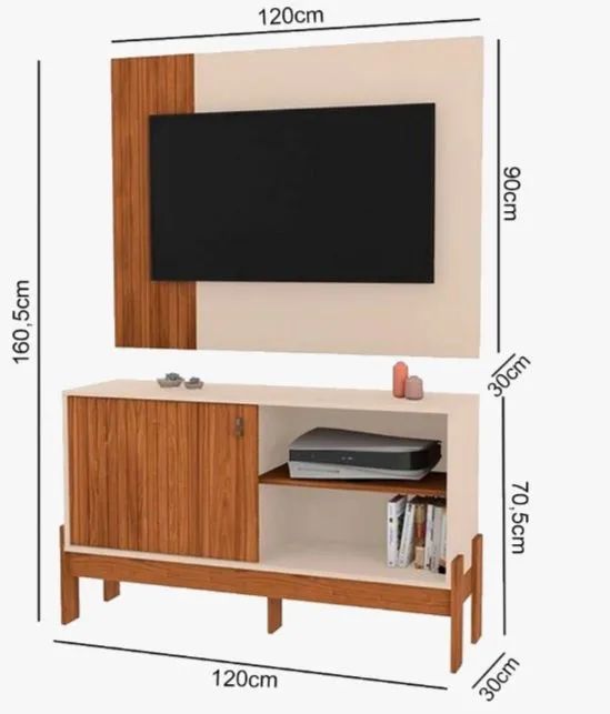 Painel com Rack 1.20cm  - Foto 3