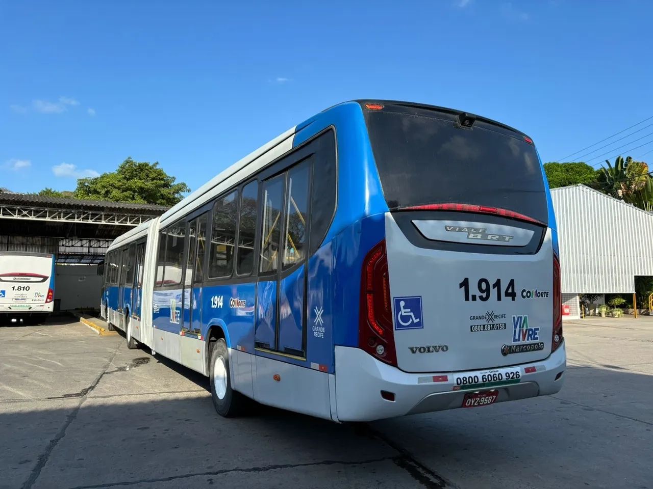 Ônibus articulado Marcopolo Viale BRT Volvo B340m ano 2014 - Foto 2