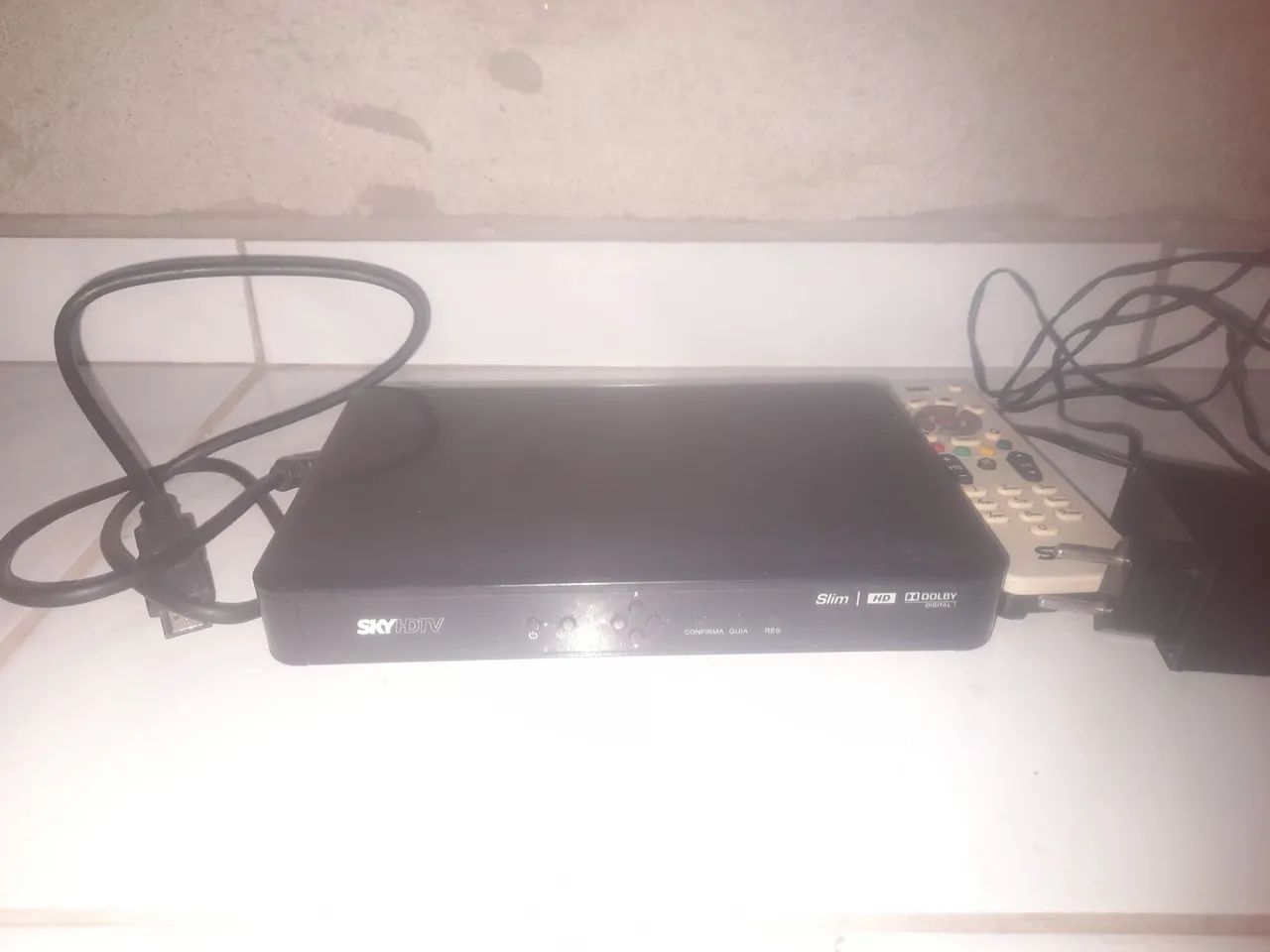 Receptor Sky HDTV Slim + Controle Remoto