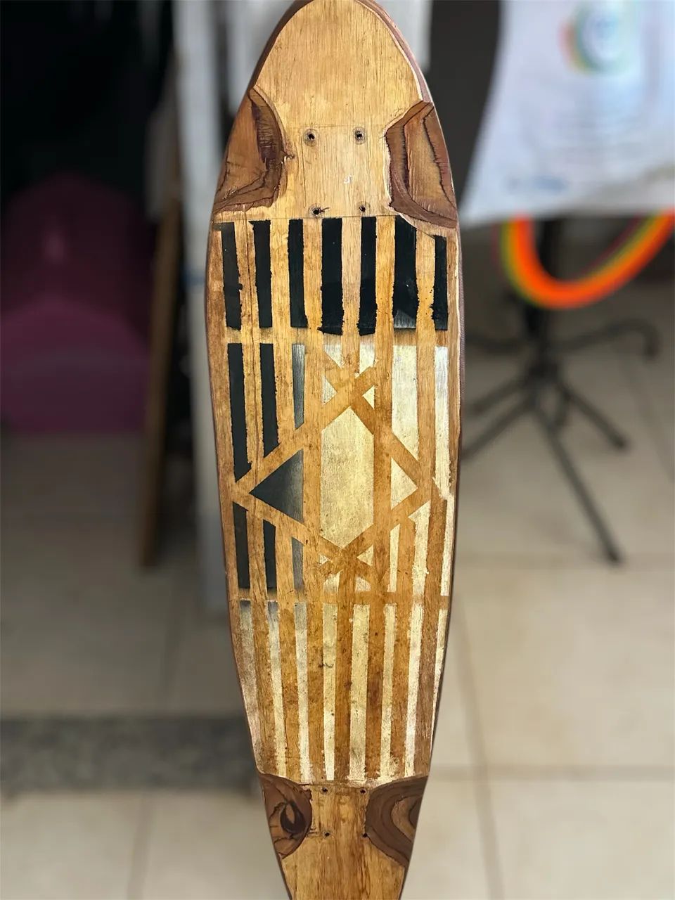 Shape de Longboard Artesanal Estilo Surf - Exclusivo e Pronto pra Uso!  