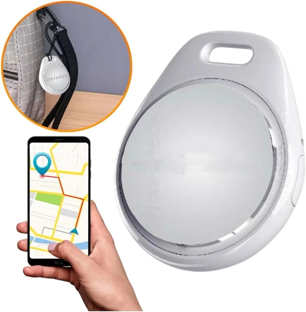 Rastreador Localizador Smart GPS Bluetooth - Chaveiro Antiperda para Celular, Chaves, Pets - Foto 4