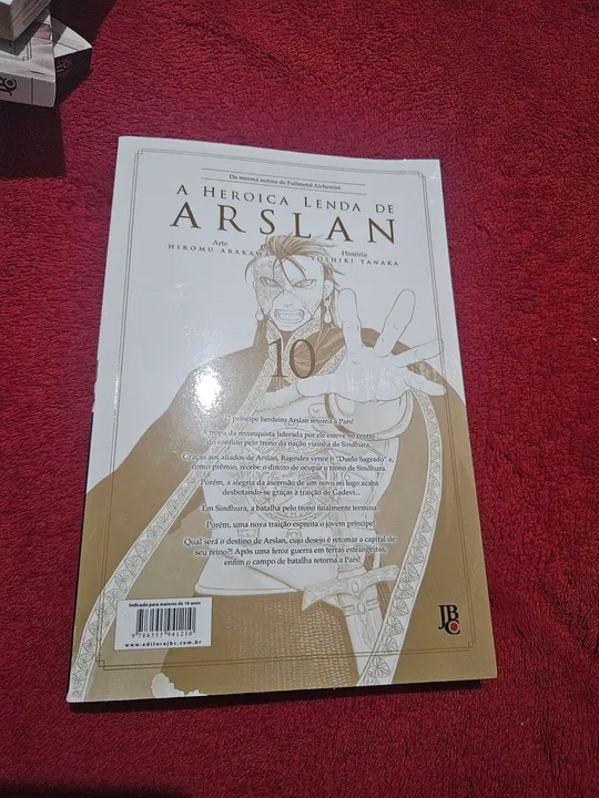 Livro Mangá A Heroica Lenda de Arslan - Vol.(s) 8, 10, 11 e 13