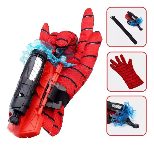 Luva lança dardo teia homem aranha