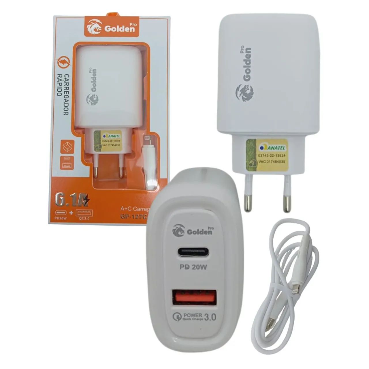 CARREGADOR DE IPHONE E ANDROID  - Foto 2