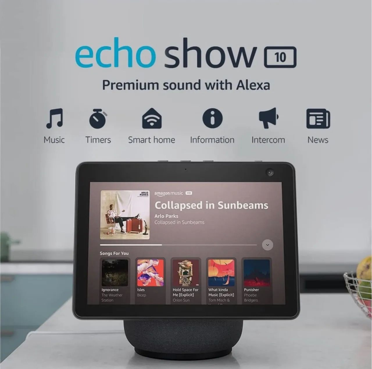 Echo Show 10 - Tela inteligente com Alexa