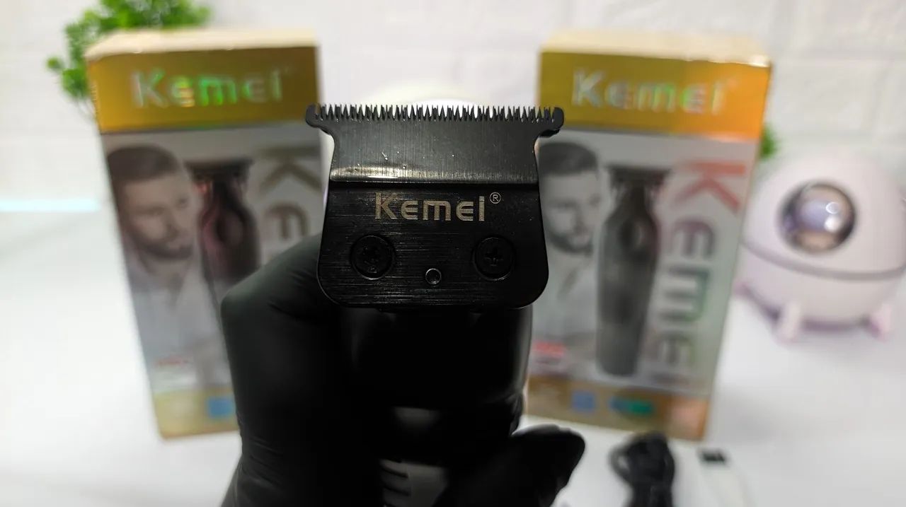 Máquina de Cortar Cabelo Kemei Profissional - Foto 2