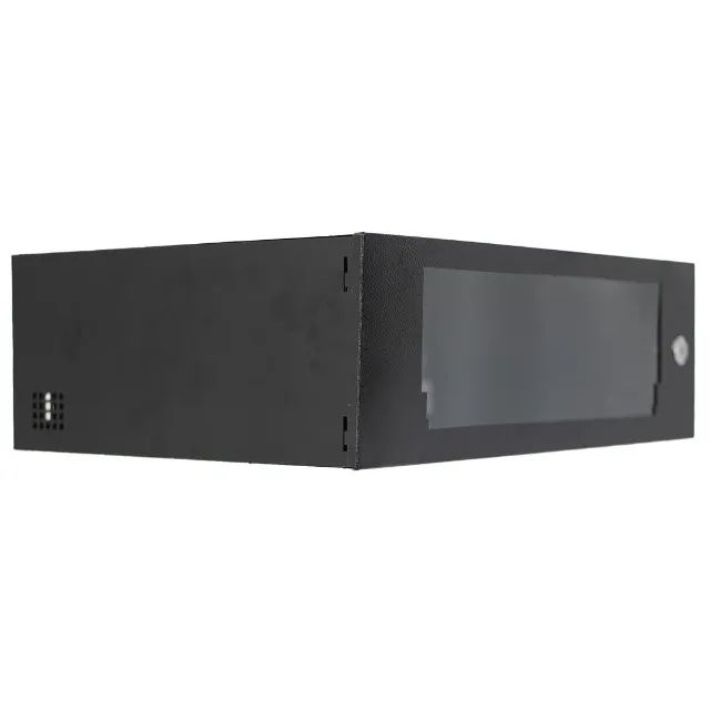 10 Inch Mini Rack 3u Mini Rack 3u Resistence Com Visor Acrilico Preto 010588 - Periféricos e ...
