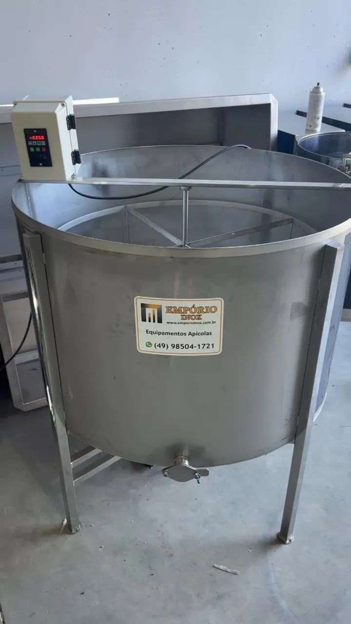 Centrífuga de mel Empório Inox 32 quadros