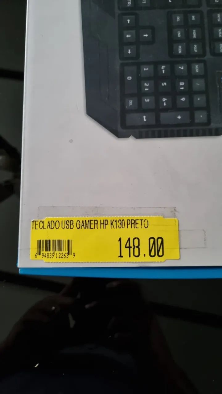 Teclado Gamer USB HP K130 ABNT2 - Foto 5
