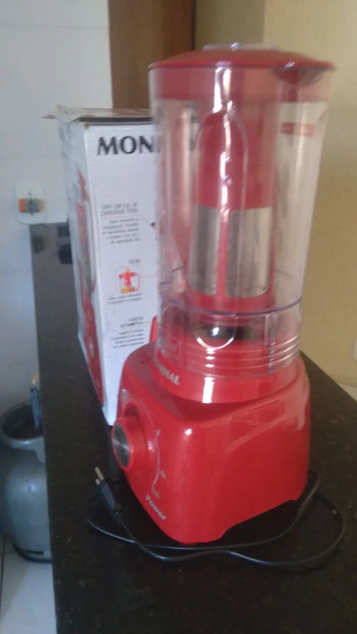 Liquidificador Mondial SRJ9 550W Turbo Power - Novo - Foto 3