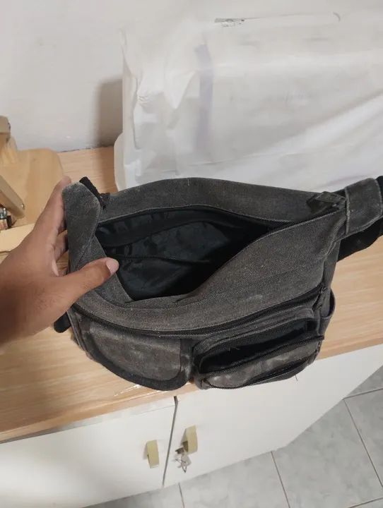 Bolsa de Ombro vários bolsos - Foto 2