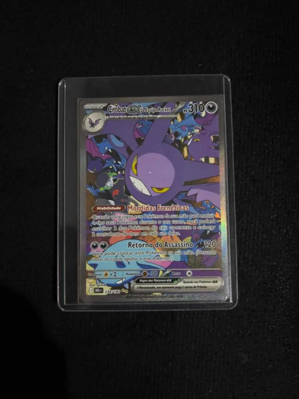 Carta Pokemon CARTA CROBAT EX - (NM + TOP LOADER) STARCARDS TCG