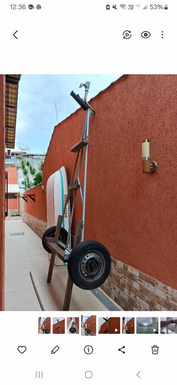 Carreta de encalhe , carretinha.
