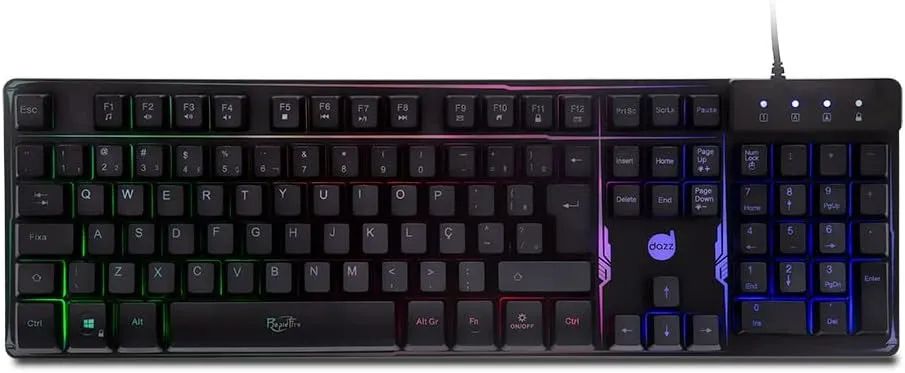 Teclado Gamer Dazz Rapid Fire Revolution 1000hz Antighosting - Foto 2