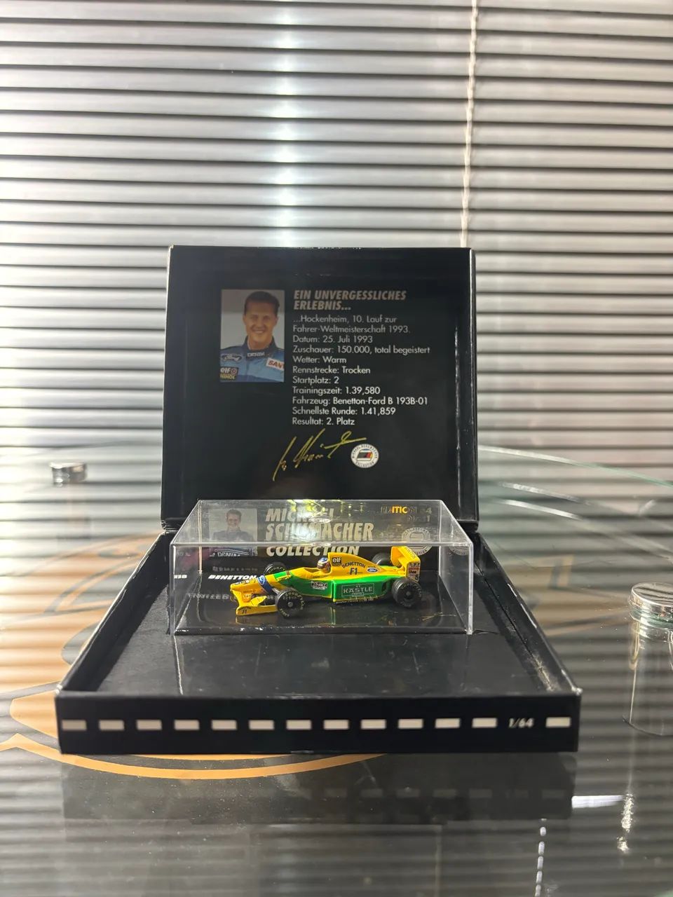 Miniatura Michael Schumacher Collection Benetton Ford B193 - Foto 5