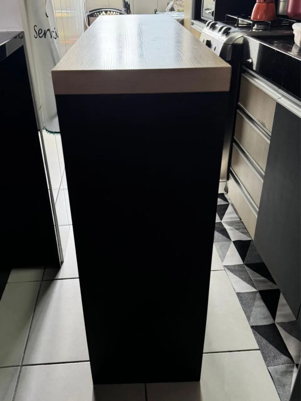 Bancada de MDF - 1,32m x 34,5cm x 98cm - Foto 2