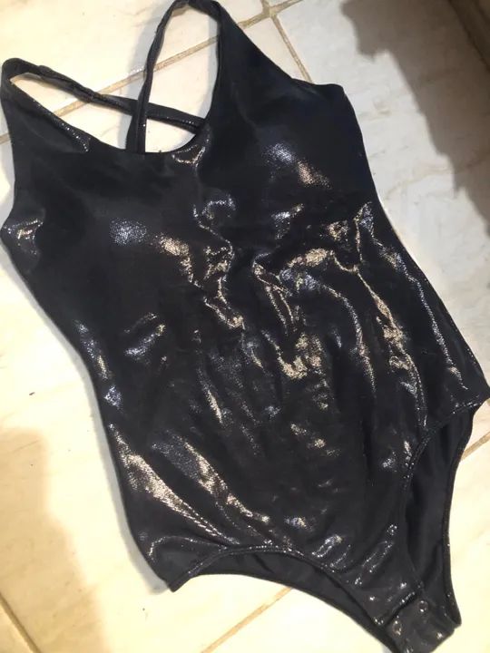 Body Preto purpurinado - Foto 4