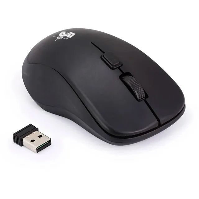 Mouse sem fio 5+ MW-500 Wireless Preto - AC3041 - Foto 2
