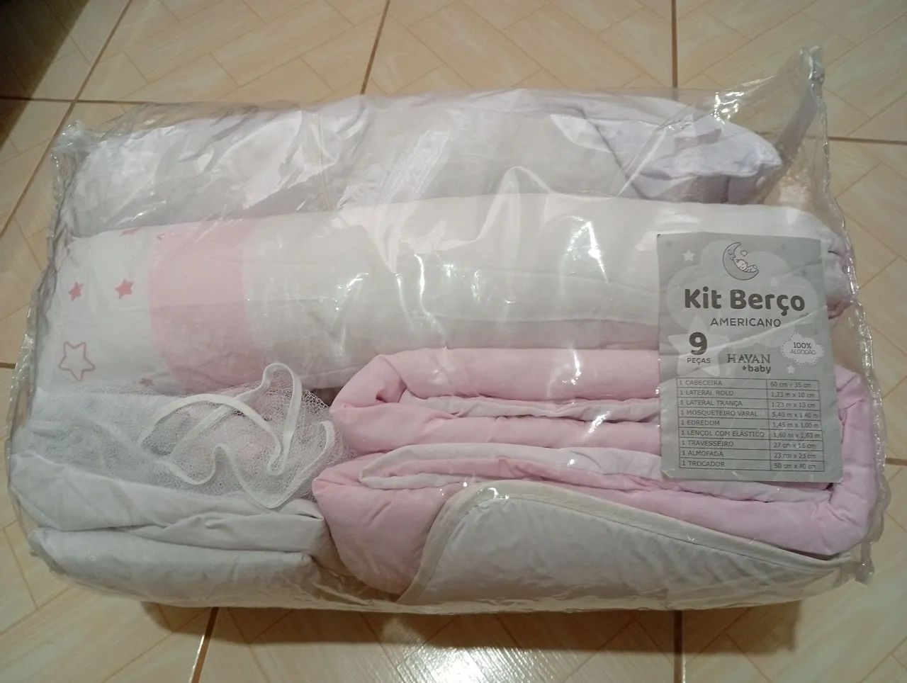 Kit berço americano semi novo 