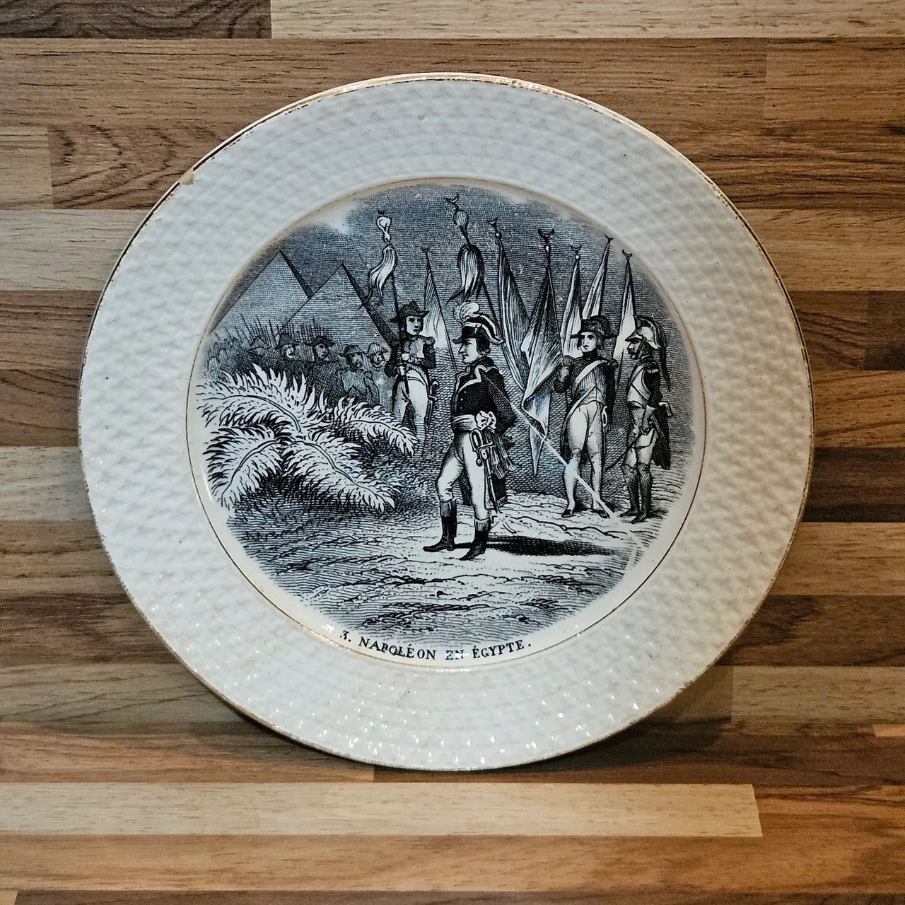 Prato Antigo Holandês Napoleão no Egito 