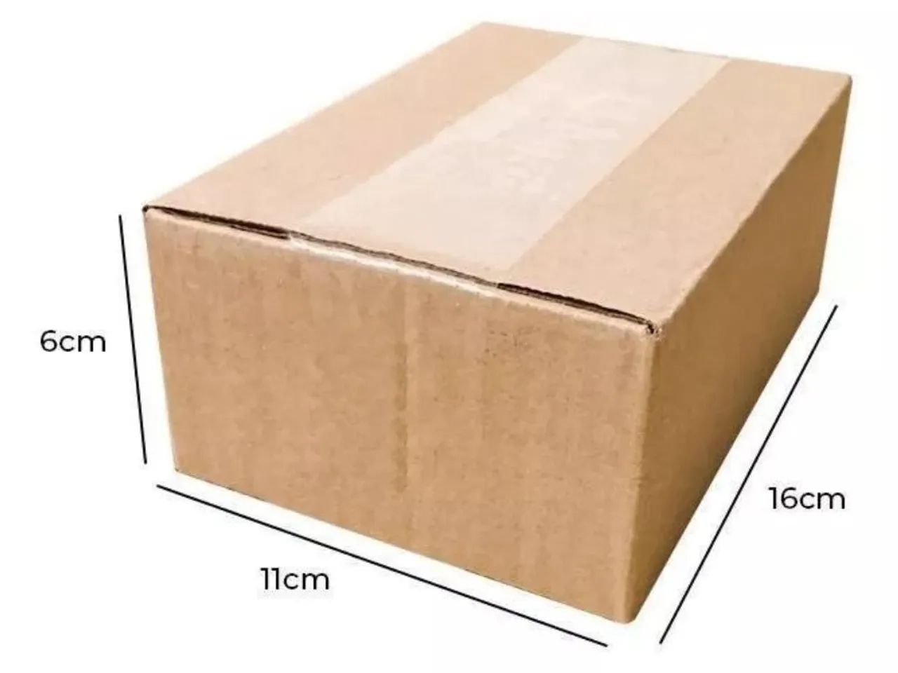 10 Caixa de Papelão para Embalagem - 16cm x 11cm x 6cm