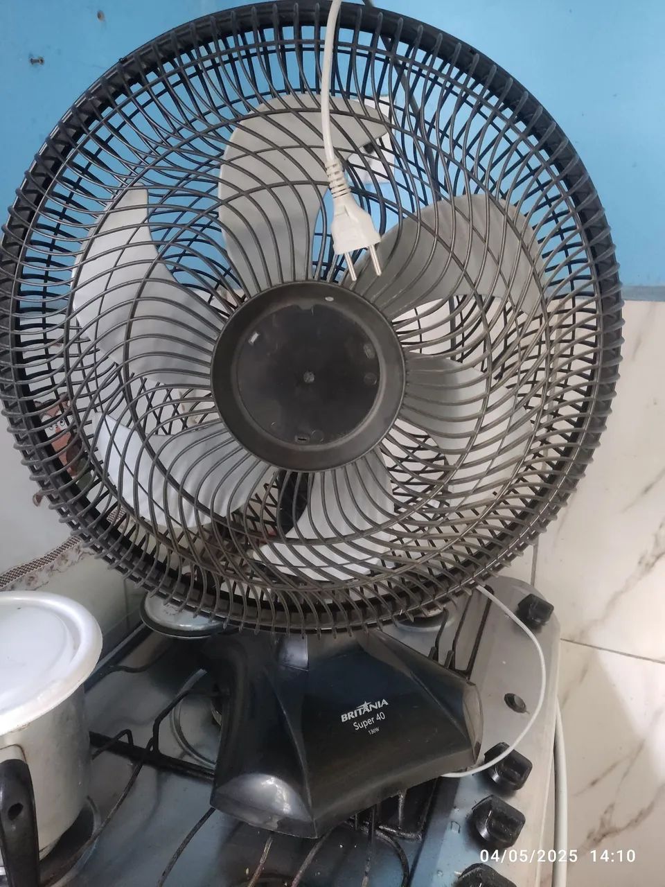 Ventilador de Mesa Britânia Super 40 - 110 volts 130 watts Votorantim 