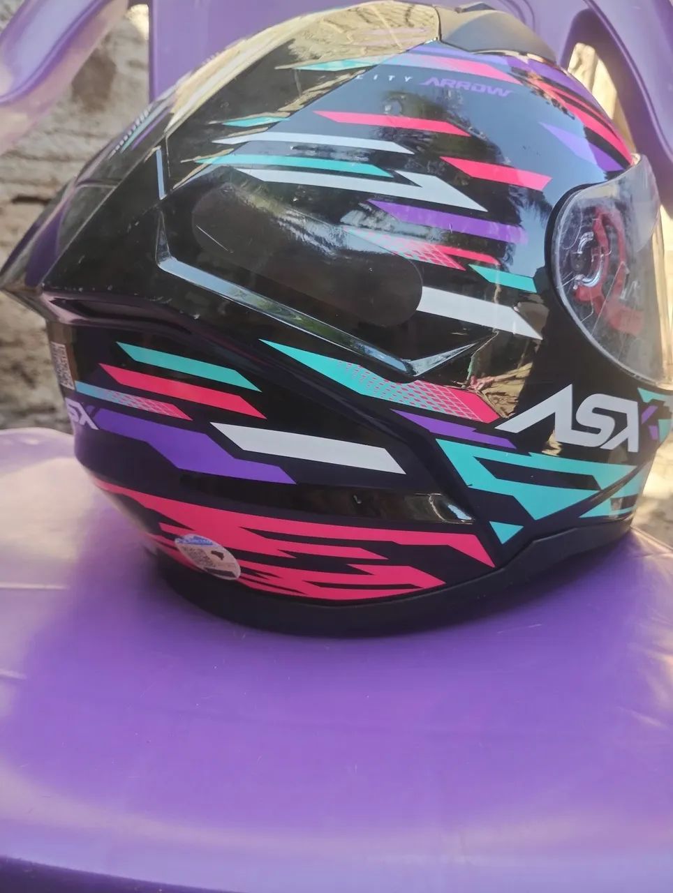 Vendo capacete ASX - Foto 3